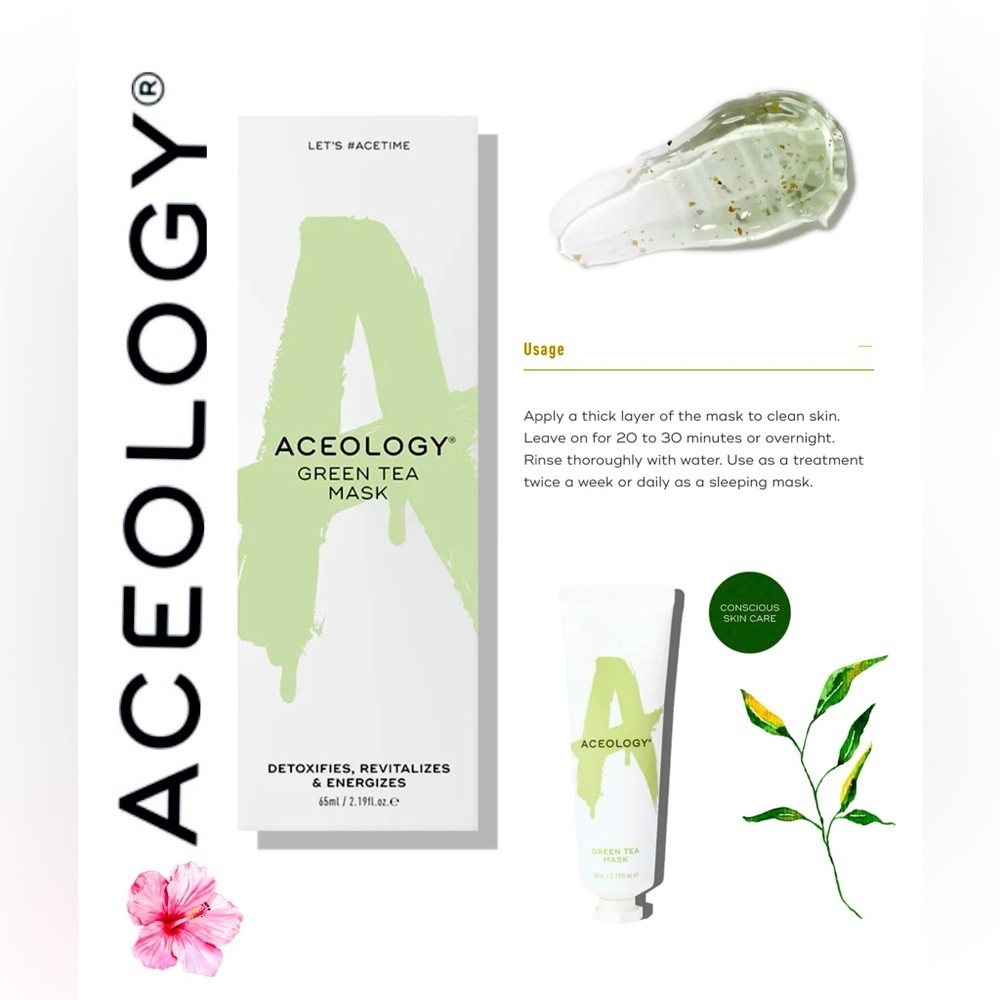 ACEOLOGY Green tea mask
Brand New